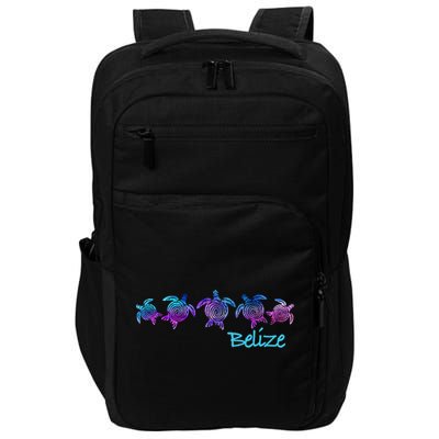 Belize Beach Design / Tribal Turtle Gift Impact Tech Backpack