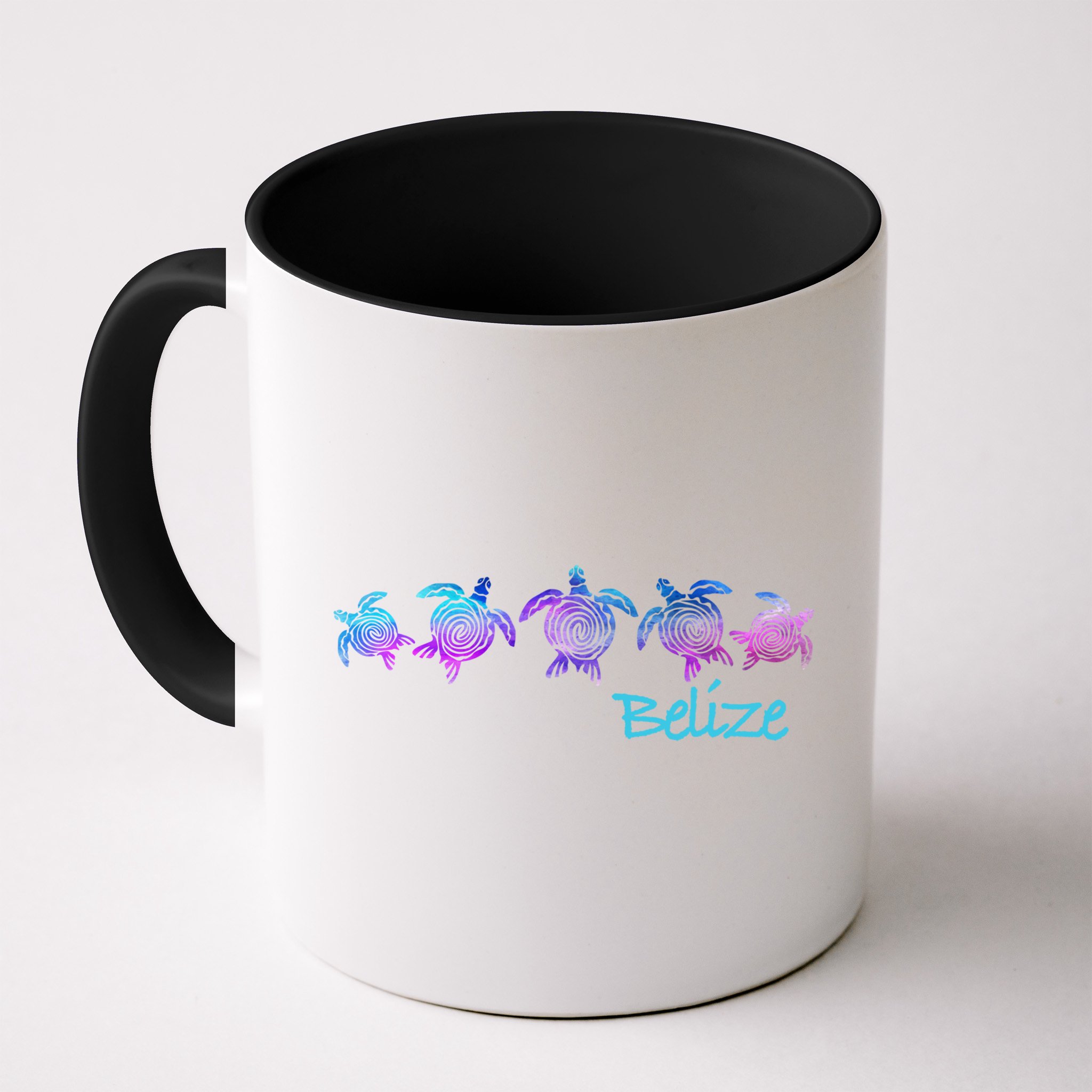 Belize Beach Design / Tribal Turtle Gift Mug
