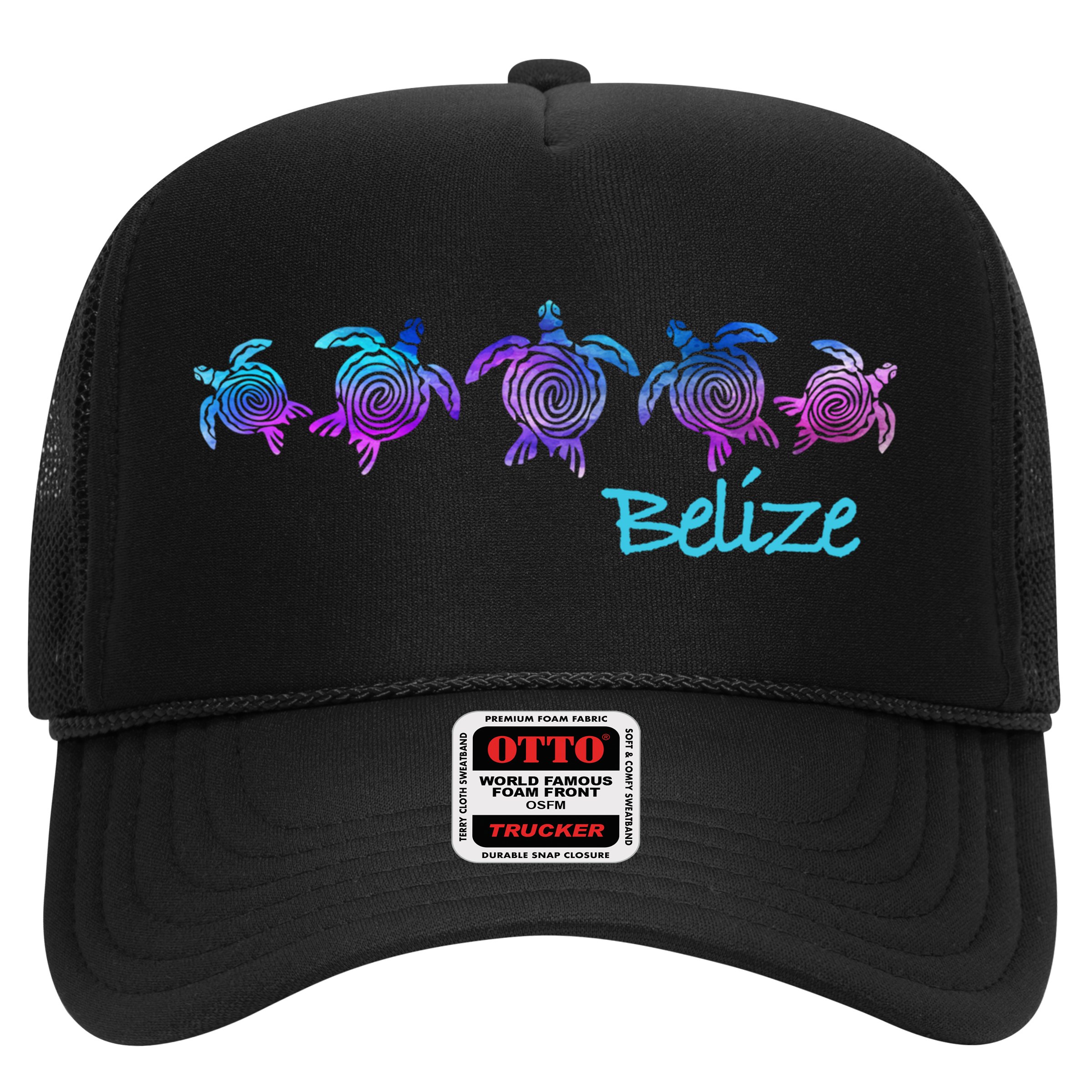 Belize Beach Design / Tribal Turtle Gift Hat
