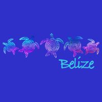 Belize Beach Design / Tribal Turtle Gift 16 in Basic Backpack