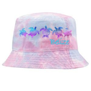 Belize Beach Design / Tribal Turtle Gift Tie-Dyed Bucket Hat