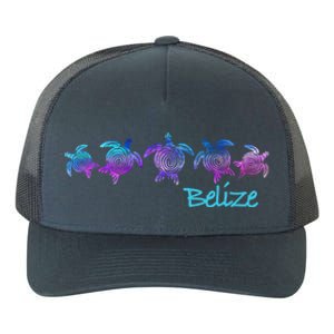 Belize Beach Design / Tribal Turtle Gift Yupoong Adult 5-Panel Trucker Hat