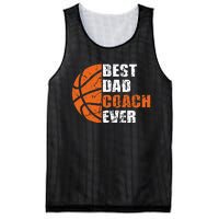 Best Basketball Dad Coach Ever Fathers Day Retro Bball Coach Mesh Reversible Basketball Jersey Tank