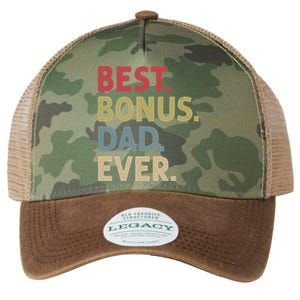 Best Bonus Dad Ever Gift Legacy Tie Dye Trucker Hat