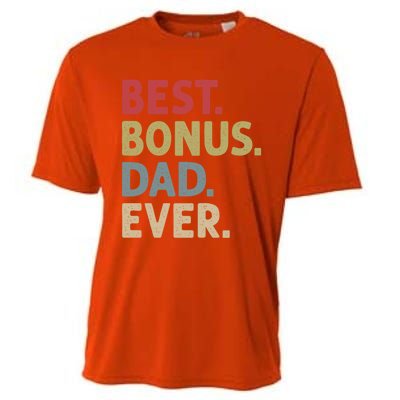 Best Bonus Dad Ever Gift Cooling Performance Crew T-Shirt