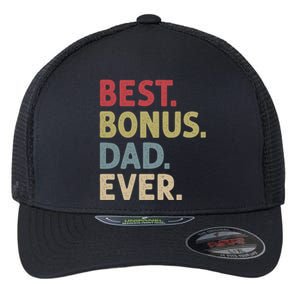 Best Bonus Dad Ever Gift Flexfit Unipanel Trucker Cap