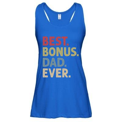 Best Bonus Dad Ever Gift Ladies Essential Flowy Tank