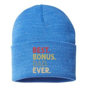 Best Bonus Dad Ever Gift Sustainable Knit Beanie