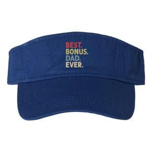 Best Bonus Dad Ever Gift Valucap Bio-Washed Visor