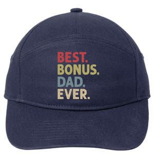 Best Bonus Dad Ever Gift 7-Panel Snapback Hat