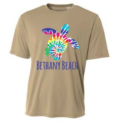 Bethany Beach Delaware Batik Tie Dye Boho Loggerhead Turtle Cooling Performance Crew T-Shirt