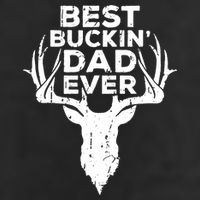 Best Buckin Dad Ever 7 Panel Mesh Trucker Snapback Hat