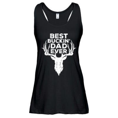 Best Buckin Dad Ever Ladies Essential Flowy Tank