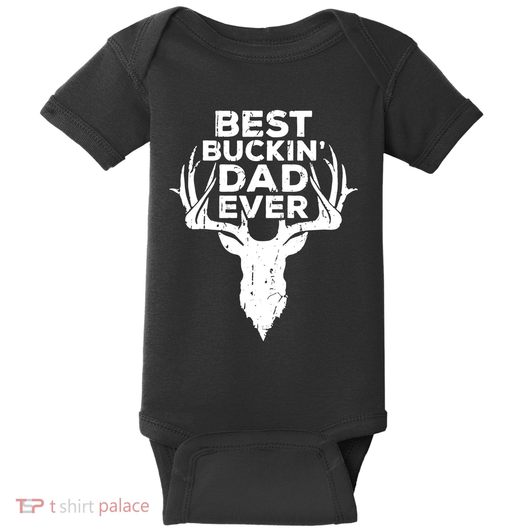 Best Buckin Dad Ever Baby Bodysuit