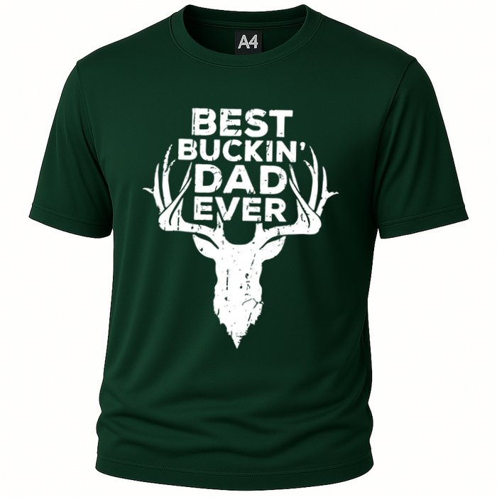 Best Buckin Dad Ever Cooling Performance Crew T-Shirt