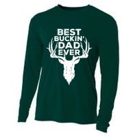 Best Buckin Dad Ever Cooling Performance Long Sleeve Crew