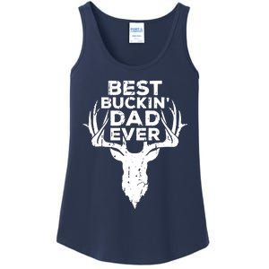 Best Buckin Dad Ever Ladies Essential Tank