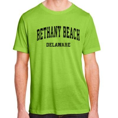 Bethany Beach Delaware De Vintage Varsity Sports Adult ChromaSoft Performance T-Shirt