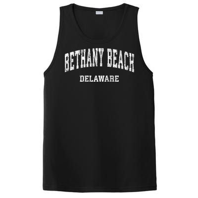 Bethany Beach Delaware De Vintage Varsity Sports PosiCharge Competitor Tank