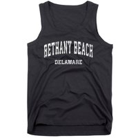 Bethany Beach Delaware De Vintage Varsity Sports Tank Top