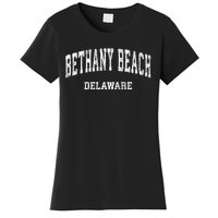 Bethany Beach Delaware De Vintage Varsity Sports Women's T-Shirt