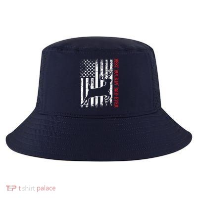Best Buckin Dad Ever American Flag Deer Hunting Cool Comfort Performance Bucket Hat