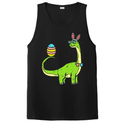 Brontosaurus Bunny Ears Egg Easter Day Dinosaur Dino PosiCharge Competitor Tank