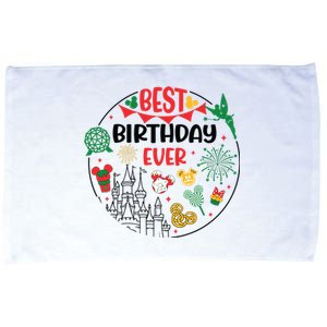 Best Birthday Ever Christmas Holiday Magical Castle Microfiber Hand Towel