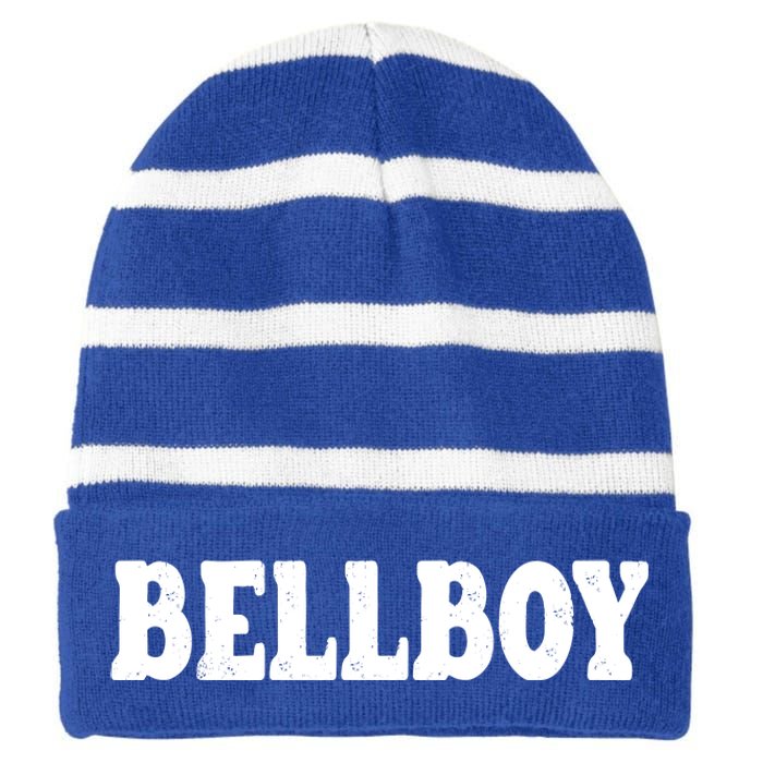 Bellboy Striped Beanie with Solid Band