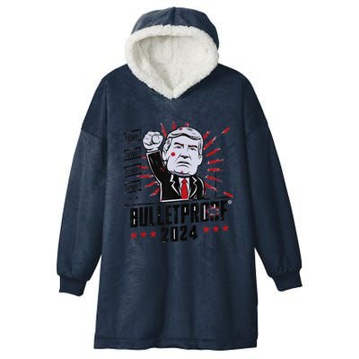 Bulletproof Bloody Ear Bleeding Butler Hooded Wearable Blanket