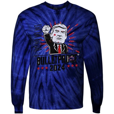 Bulletproof Bloody Ear Bleeding Butler Tie-Dye Long Sleeve Shirt