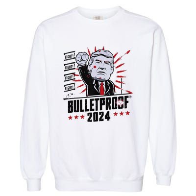 Bulletproof Bloody Ear Bleeding Butler Garment-Dyed Sweatshirt