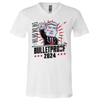 Bulletproof Bloody Ear Bleeding Butler V-Neck T-Shirt