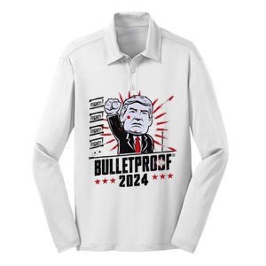 Bulletproof Bloody Ear Bleeding Butler Silk Touch Performance Long Sleeve Polo