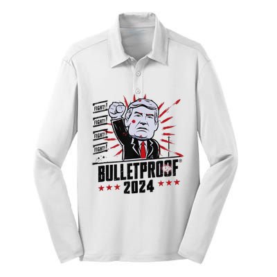 Bulletproof Bloody Ear Bleeding Butler Silk Touch Performance Long Sleeve Polo