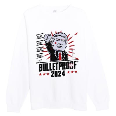 Bulletproof Bloody Ear Bleeding Butler Premium Crewneck Sweatshirt