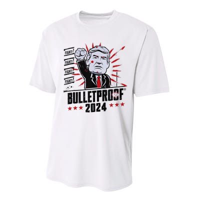 Bulletproof Bloody Ear Bleeding Butler Performance Sprint T-Shirt