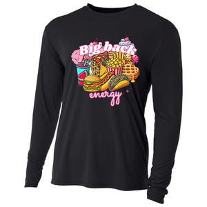 Big Back Energy Funny Humor Cooling Performance Long Sleeve Crew