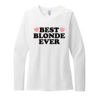 Best Blonde Ever Womens CVC Long Sleeve Shirt