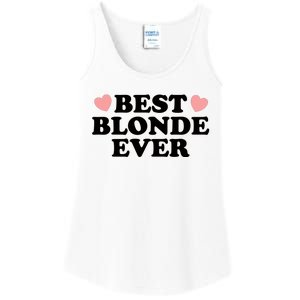 Best Blonde Ever Ladies Essential Tank