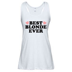 Best Blonde Ever Ladies Essential Flowy Tank