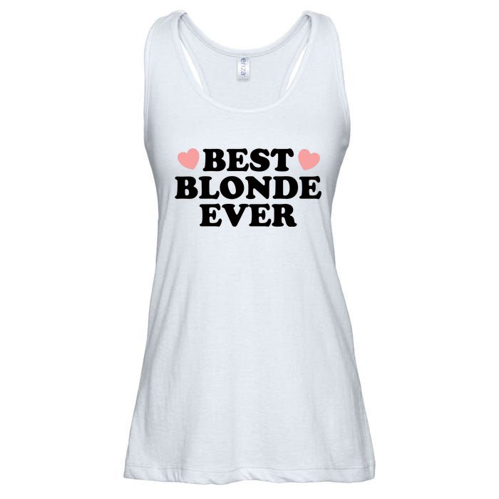 Best Blonde Ever Ladies Essential Flowy Tank