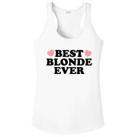 Best Blonde Ever Ladies PosiCharge Competitor Racerback Tank