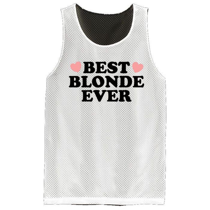 Best Blonde Ever Mesh Reversible Basketball Jersey Tank