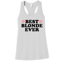 Best Blonde Ever Women's Racerback Tank