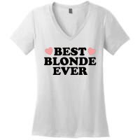 Best Blonde Ever Women's V-Neck T-Shirt