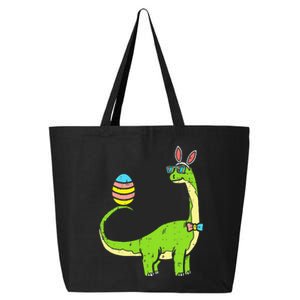 Brontosaurus Bunny Ears Egg Easter Day Dinosaur Dino 25L Jumbo Tote