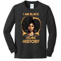 Blackity Black Every Month Black History BHM African Gifts Kids Long Sleeve Shirt