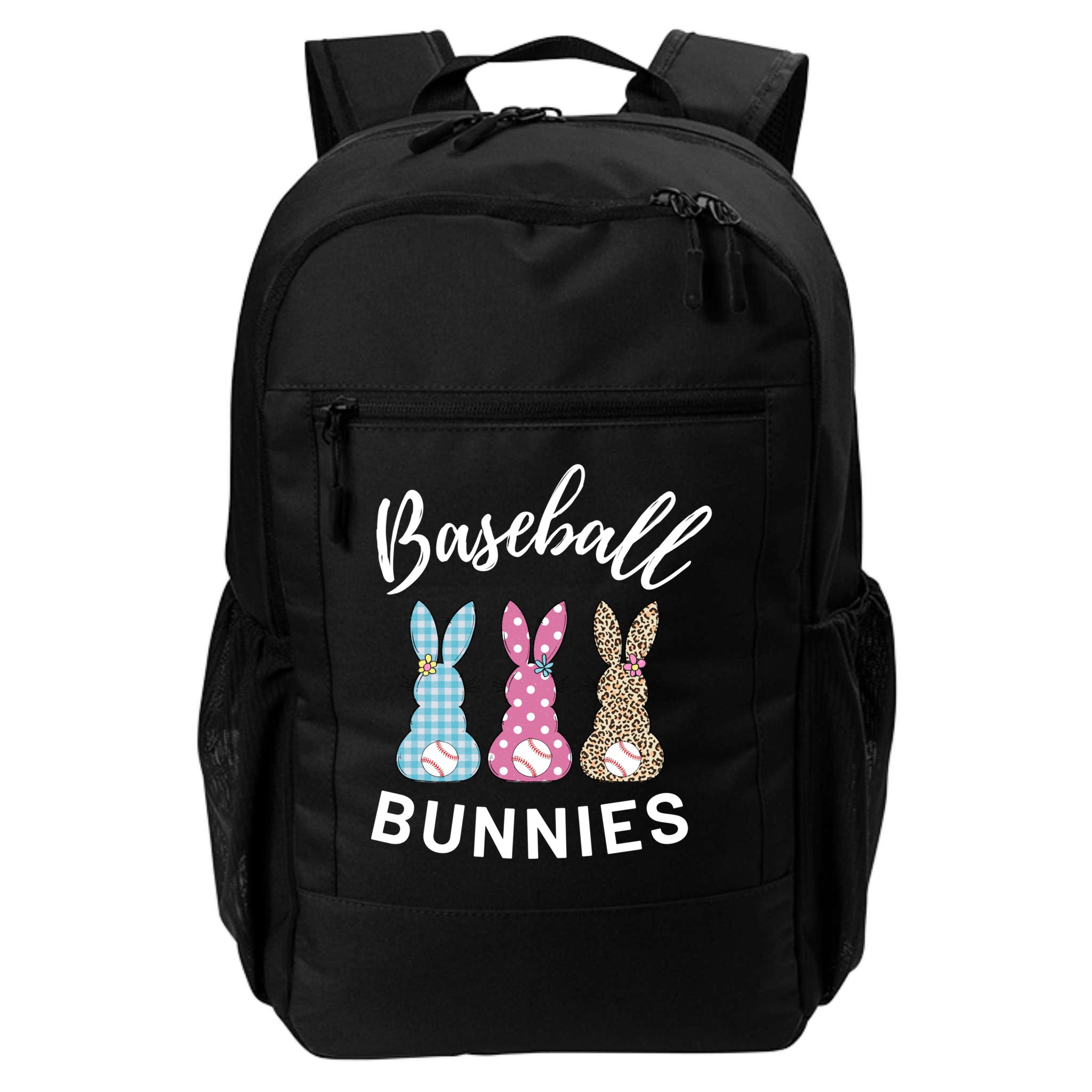 Baseball Bunnies Easter Bunny Mom Funny Gift Backpack