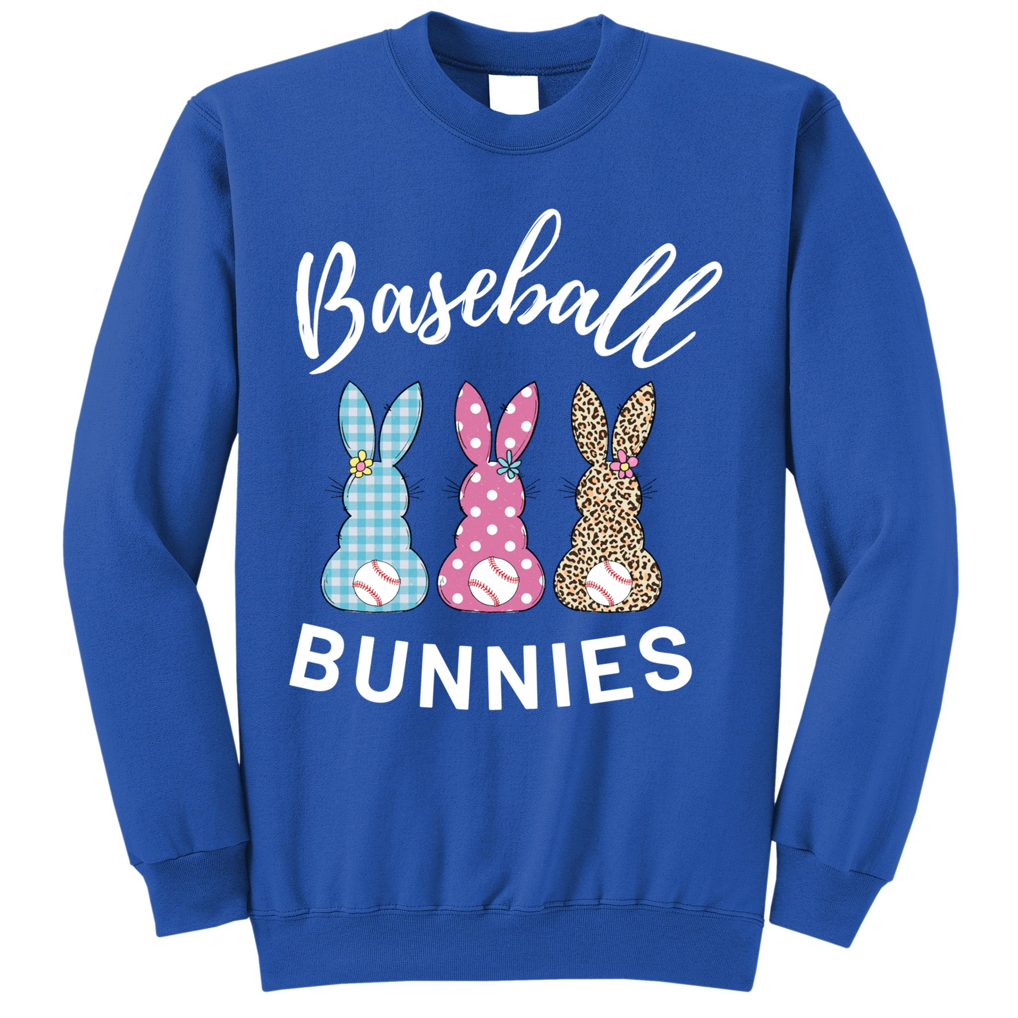 Baseball Bunnies Easter Bunny Mom Funny Gift Sweatshirt
